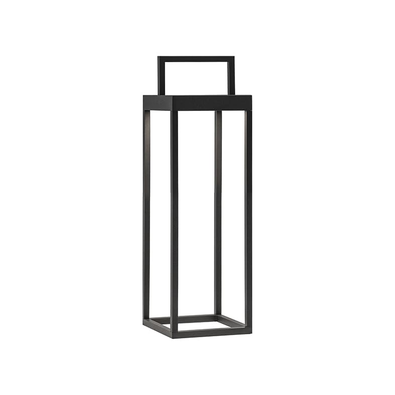 Lanterne solaire LED anthracite 2,2W IP54 finitions haut de gamme h32,5 cm