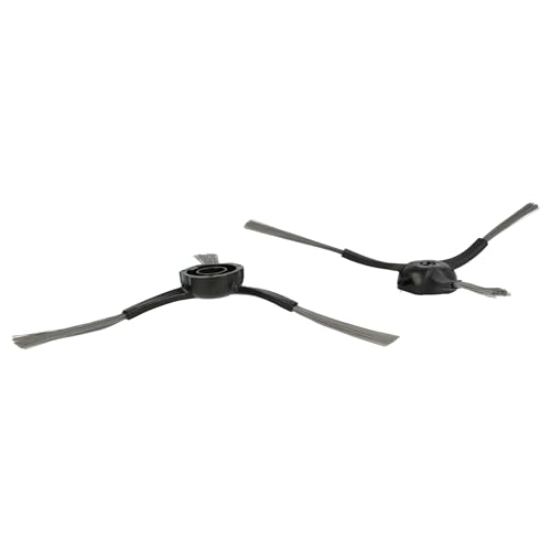 vhbw 2X Seitenb&uuml;rste kompatibel mit Neabot Nomo N1, Nomo N1 Plus, Nomo N1+ Saugroboter - Reinigungsb&uuml;rsten Set, dunkelgrau