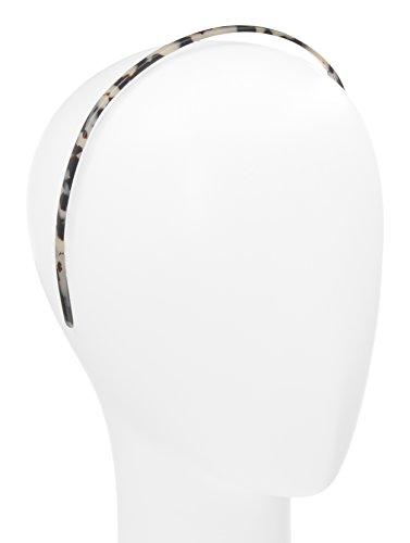 France Luxe Ultracomfort Thin Headband, 1/8”, Classic, Non Slip Skinny Headbands for Women With Gentle Teeth, Flexible Plastic, Women's Hair Accessories, Ivory Tortoise Tokyo