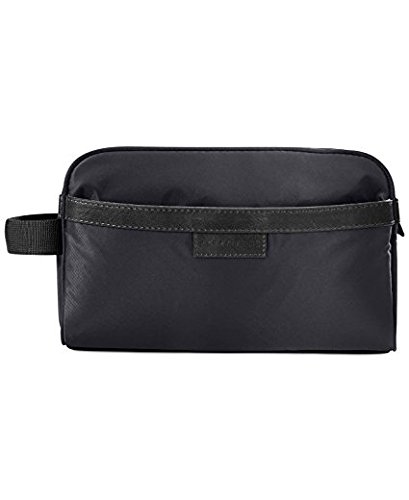 Perry Ellis Water-Resistant Nylon Travel Kit Black