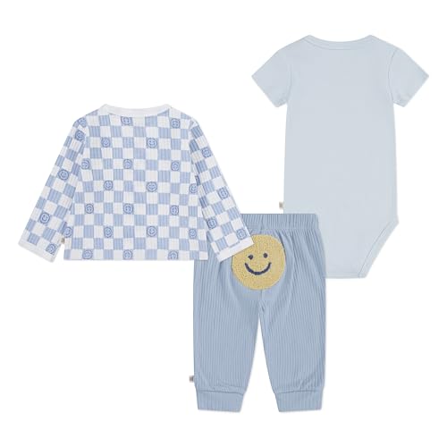 Image of HUGGIES Baby Bodysuit, Sweater and Pants 3-piece Outfit Set