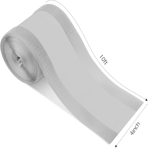 Image of WILLBOND Carpet Cord Cover Cable Protector Floor Cover Cable Protector Management Only for Commercial Office Carpet(9.84 ft,Grey)