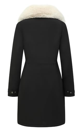 MOERDENG Women's Waterproof Long Winter Coat Thickened Down Parka Warm Puffer Jacket2