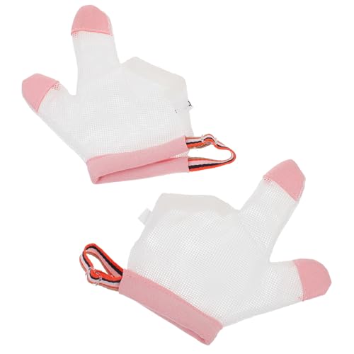 Beatifufu Stop Thumb Sucking Nail Biting Hand Protection Gloves for Boys and Girls Comfort Fit Mitts Adjustment Rope