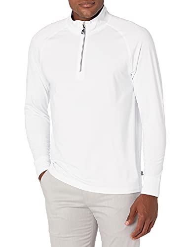 Cutter & Buck Adapt Eco jersey de hombre con cremallera cuarto y manga larga gris para diario