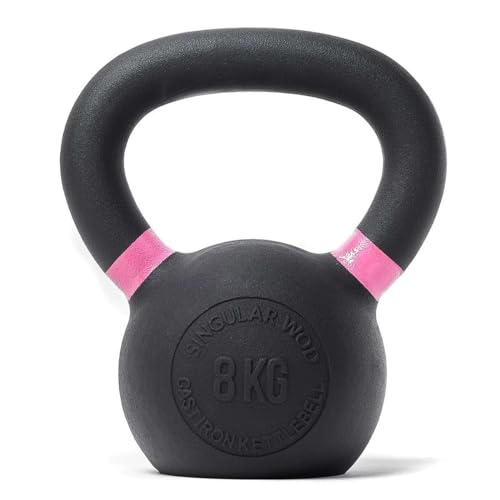 Kettlebell Cast Iron 8 KG. Pesa Rusa. Kettlebell Swing, Snatch, Clean,Press o Sentadilla. Pesos Fitness Crossfit. Kettlebells Crossfit. Pesas Rusas Gimnasio en casa. Kettlebell Outlet. Pesa Rusa 8kg