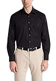 eterna hemd modern fit schwarz Good Shirt Made in Europe ETERNA Langarm Hemd COMFORT FIT Popeline unifarben- Gr. 42, Schwarz