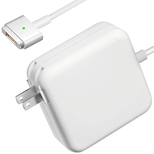 HIXATEAH 60W Mac Book Pro Charger, Replacement for Mac Book Pro 13-Inch 2012-2016 Retina Display Ac 60W 2 T Connector Power Adapter, Laptop Charger Compatible with Mac Book Pro/Mac Book Air