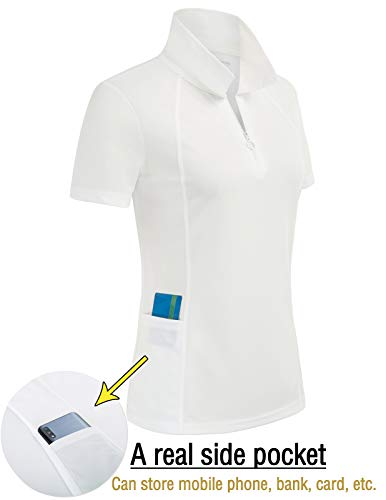 Womens Short Sleeve Running Shirts Lightweight Sport Activewear Workout Tops(Xl,Ivory) #TOP2