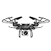 FCXBQ 4K Dron WiFi RC Quadcopter mit HD-Kamera Höhe Halten FPV Hubschrauber One Key Return Professionelle Drohnen (Color : Black)