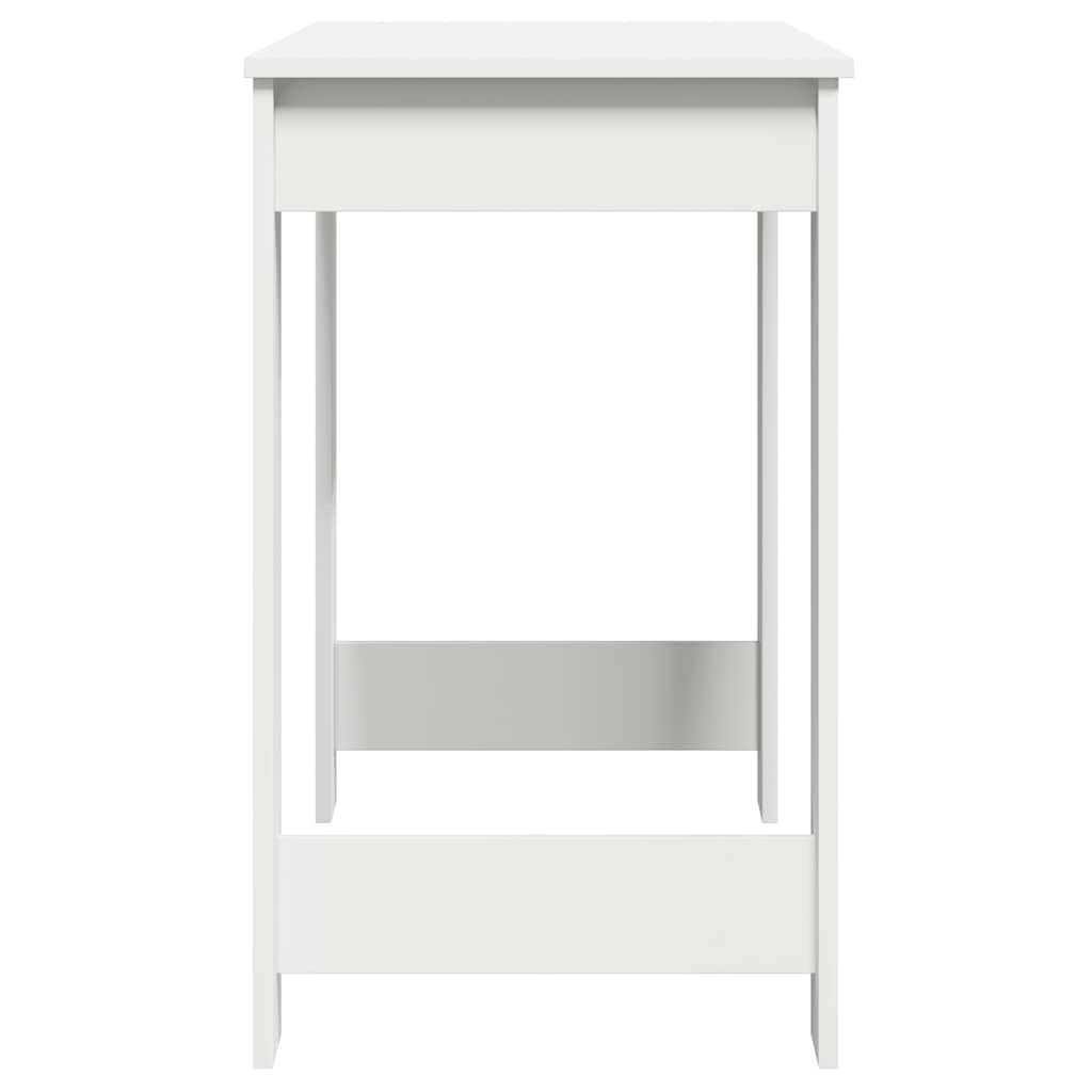 Escritorio blanco de madera 100 x 45 x 75 cm con gran superficie de trabajo y espacio de almacenamiento, mesa de oficina versátil y mesa de juegos para oficina, salón, dormitorio