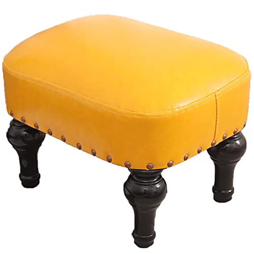 Pouf rectangle en cuir imperméable de qualité supérieure pour chambre
