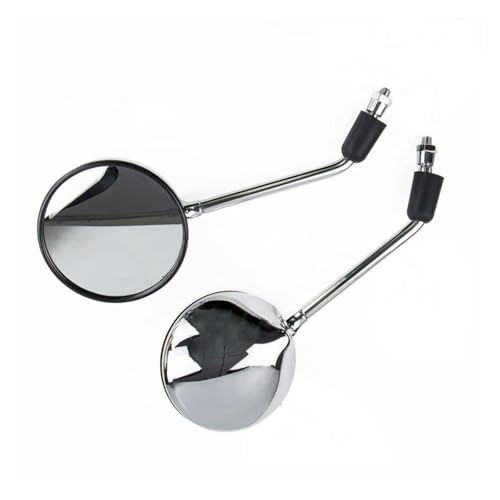 Estremità manubrio Per Hornet 600 750 CB400X CB500 CB650F CB1000 Specchietti Retrovisori Per Moto 8 10MM Specchietto Universale(Cromo)