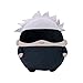 NUWIND Anime Jujutsu Kaisen Figuras de muñeca de peluche Yuji Itadori Gojo Kugisaki Megumi Nanami Plushie Llavero de peluche Cosplay Props Colgantes Novedad Regalo para los fans de los niños (F)