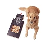 Nail Scratch Board, Pet Scratch Board with Food Box, Dog Nail File Toy – Durable Wooden Nail Filing Board, Shorten Dog’S Side Nail Easie (1pc)