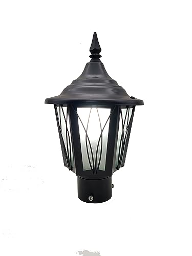 Image of SINOMAN Gate Light for Pillars and Posts Weatherproof Exterior Lighting Fixture Outdoor Lamp for Entrance, Patio Columns and Modern Design for Home Decor (Without Bulb) (Pack of 2)