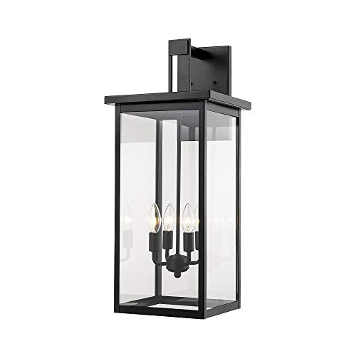Millennium 2603-Pbk Transitional Four Light Outdoor Wall Bracket Finish, Powder Coat Black #TOP7