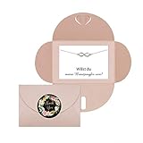 PERFEKTES HOCHZEITSGESCHENK: Dieses wunderschöne Brautjungfern-Geschenk steht als Symbol für ewige Verbindung. Sei es in der Liebe, in der Freundschaft oder als ewige Treue. Diese süße Aufmerksamkeit ist für deine Brautjungfern bzw. Freundin perfekt geeignet. Das ideale Geschenk für deine Hochzeit