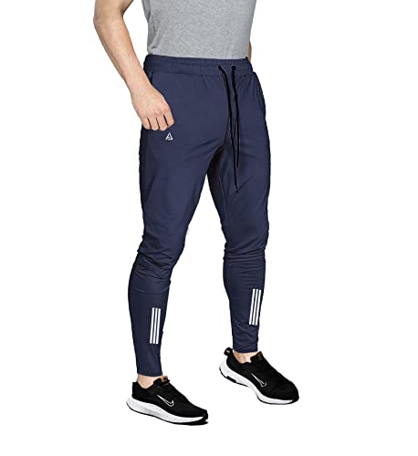 Image of AVOLT Men Slim Fit Lycra Blend Track Pants