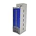 Mycity N-Scale Blue Modern Small Building Building Model, Train Scene