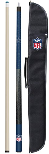 Imperial Officially Licensed NFL Merchandise: 57  2-Piece Billiard Pool Cue with Soft Case, Dallas Cowboys