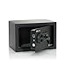 Produktbild hjh OFFICE Tresor mit Fingerabdruck-Sensor 8,5 L SAFE COMPACT II Stahl Schwarz Möbeltresor Doppelbolzen 20x31x20cm, 830039