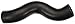 Gates 22718 Premium Molded Coolant Hose, Black