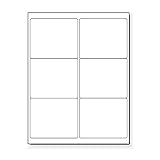 Photo Glossy Inkjet / Laser Shipping Labels 4 x 3 1/3 - 60 labels