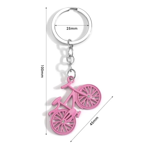 Bicycle Keychain,Bike Keychain for Cycling Lovers,Cycling