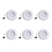 Philips LED 802389 myLiving Dimmable 5"/6" Downlight Recessed Lighting Fixture: 660-Lumens, 2200-Kelvin, 11 (65-Watt Equivalent), E26 Medium Screw Base, Soft White with Warm Glow, 6-Pack, Piece