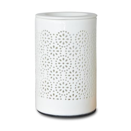 Zen’Arôme -Diffuseur par Chaleur Douce – Calorya n°4 – Lampe Diffuseur Cires Parfumées, Senteurs et Huiles Essentielles – Céramique – Idée Déco