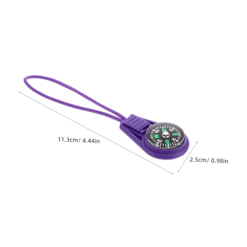 Brújulas con llavero para niños 50 piezas con cordón miniatura 2