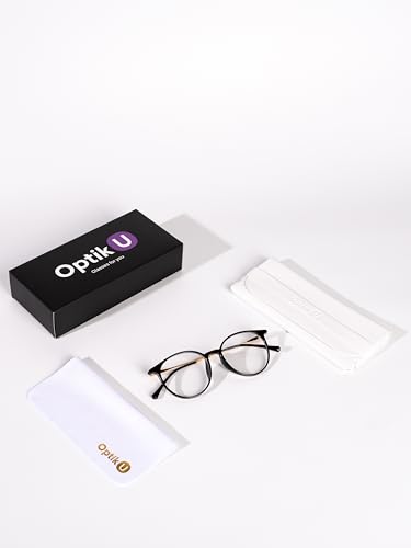 Image of Blue Light Blocking Glasses for Women Round Frame