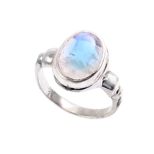 Bague en argent blanc arc-en-ciel de fiançailles en taille 18 pour briller au quotidien