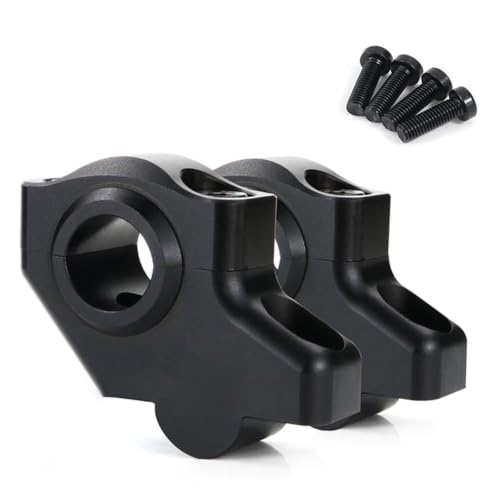 Pontets de guidon de moto pour le voyage rehausseurs de barre surélevés 22 mm mat