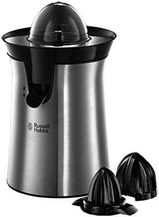 Russell Hobbs wyciskarka do cytrusów, uruchomienie pod wpływem nacisku, obroty w obydwu kierunkach, dziubek ze stali nierdzewnej z funkcją zatrzymania kapania, moc 60W, Classics 22760-56
