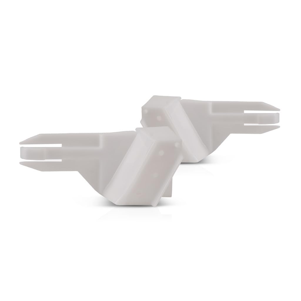 KarParts360 For Mitsubishi Lancer Bumper Retainer 2008-2017 Driver and Passenger Side Pair/Set | Front | MI1042104 + MI1043104 | 6400A851 + 6400A852