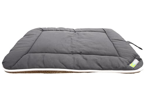 Image of Paw Fects Outdoor Sleeper Cushion Reversible Dog Bed Waterproof Washable Durable Water Resistant Portable and Camping Travel Pet Mat (Grey, S)