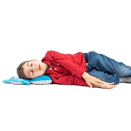 Benbat Travel Neck Pillow For Kids Toddler Comfortable Headrest Sleep Support For Car, Flights & Road Trips. Blue Shark, Child Size 1-4 Years #TOP6