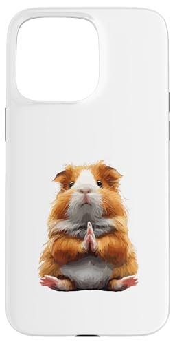Meerschweinchen Meditation Zen Calm Animal Yoga Hülle für iPhone 15 Pro Max