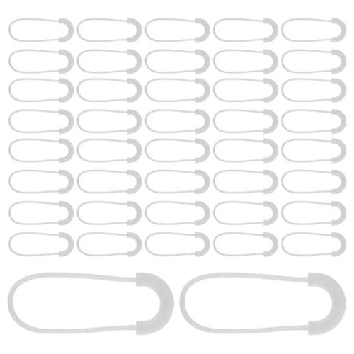 OFFSCH 100 Unidades Unidades Tiradores de Cremallera U Desmontables Repuestos Resistentes para Mochilas Maletas Chaquetas y Accesorios Tiradores Aplicables para Reparación Fácil y