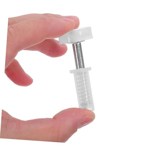 Kit de herrajes para puerta de clóset plegable Angoily 6 piezas con rodillo superior y ruedas guía con resorte para reparación miniatura 4