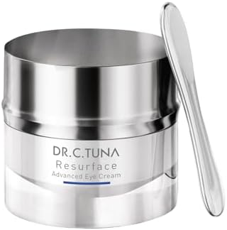 Farmasi Dr. C. Tuna Resurface Advanced Eye Cream, Natural and Organic Anti Aging, Wrinkles Eye Cream to Reduce Puffiness, Minimizes Under Eye Darkness, Brighter and Younger-Looking Eyes 0.5 oz/15 ml