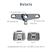KOQINVIZ Bike Mount Tripod Adapter for DJI RC/RC2 Remote Control, Neck Strap Holder with 1/4