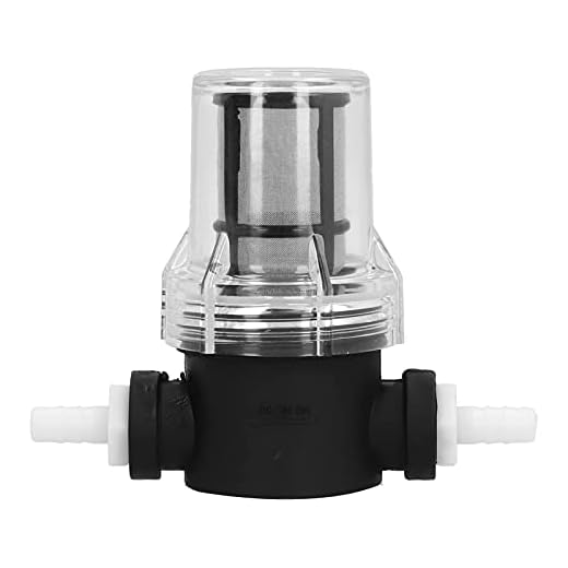 Lwuey Bierfilter, Selbstgebrauter Edelstahl Bier Inline Filter Sieb 80 Mesh 150 Mikron Wasserfilter Filterung Bierfiltration für Hausbrauen T Strainer Filtrationsgerät Eingebauter Homebrew Zubehör