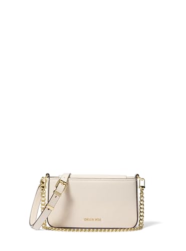 Michael Kors Bryant Bolsa transversal conversível pequena, creme claro, Creme claro, One Size