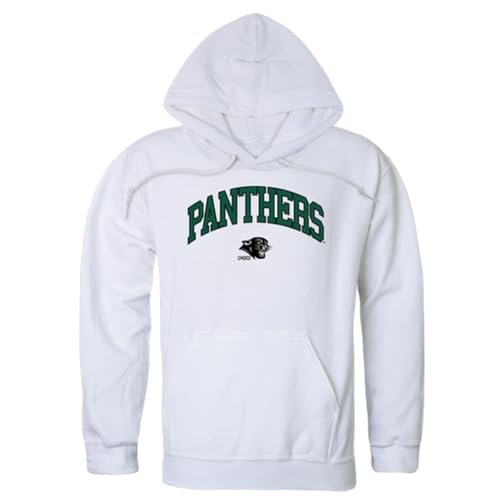 W Republic Plymouth State University Campus Pullover Sweatshirt Hoodie - White, Large