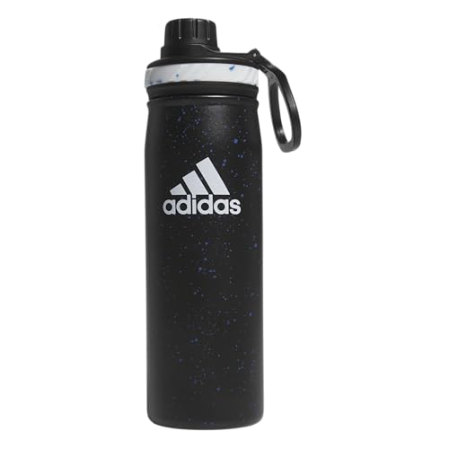 adidas Stainless Steel Metal Water Bottle 20 oz (600 mL) Screw Cap