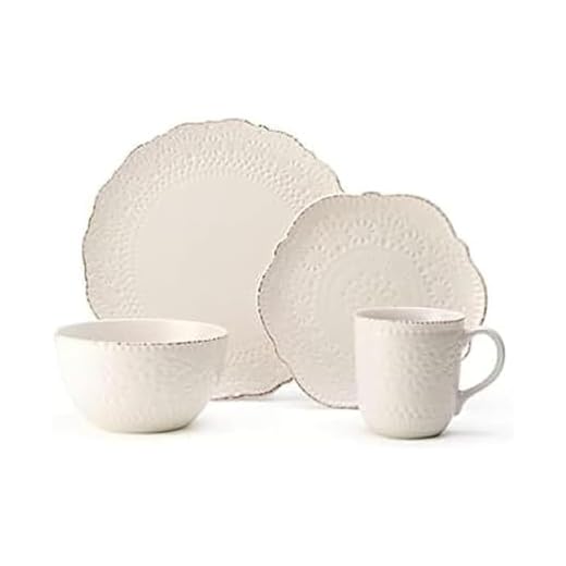Chateau Cream Dinnerware Set for 4