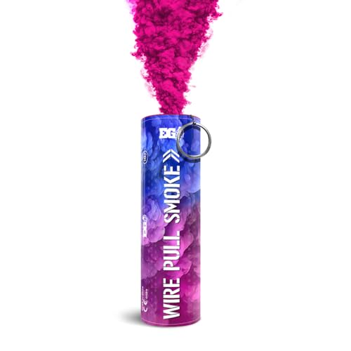 Enola Gaye WP40 Gender Reveal Smoke Grenade Pack of 2 Wire Pull® Perfect for Baby Shower | Gender Reveal Party | Photography | Special Effects (Pink)